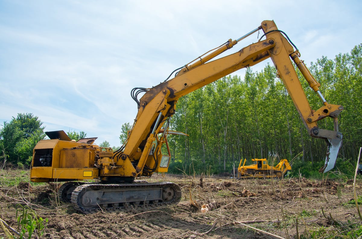 Professional land clearing equipment